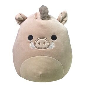 Kellytoy‎ Kids Warren The Wild Boar Squishmallows Plush Toy 10" Tall 9" Across